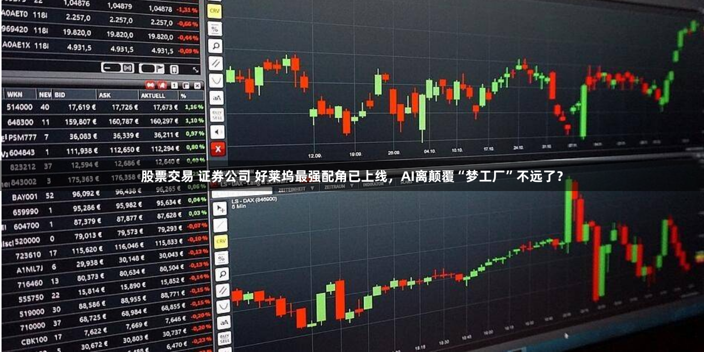 股票交易 证券公司 好莱坞最强配角已上线，AI离颠覆“梦工厂”不远了？