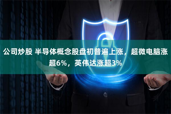 公司炒股 半导体概念股盘初普遍上涨，超微电脑涨超6%，英伟达涨超3%